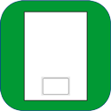 knop CardBrieven onbedrukte uitvoering