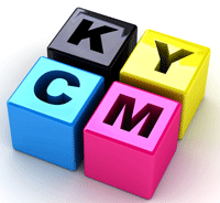 CMYK kleuren (full colour druk)